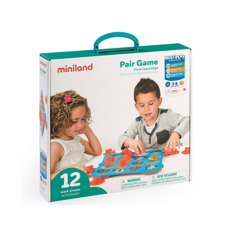 Juego miniland primeros aprendizajes 12 actividades