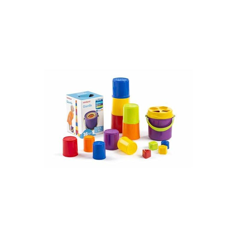 Juego miniland giantte 10 vasitos