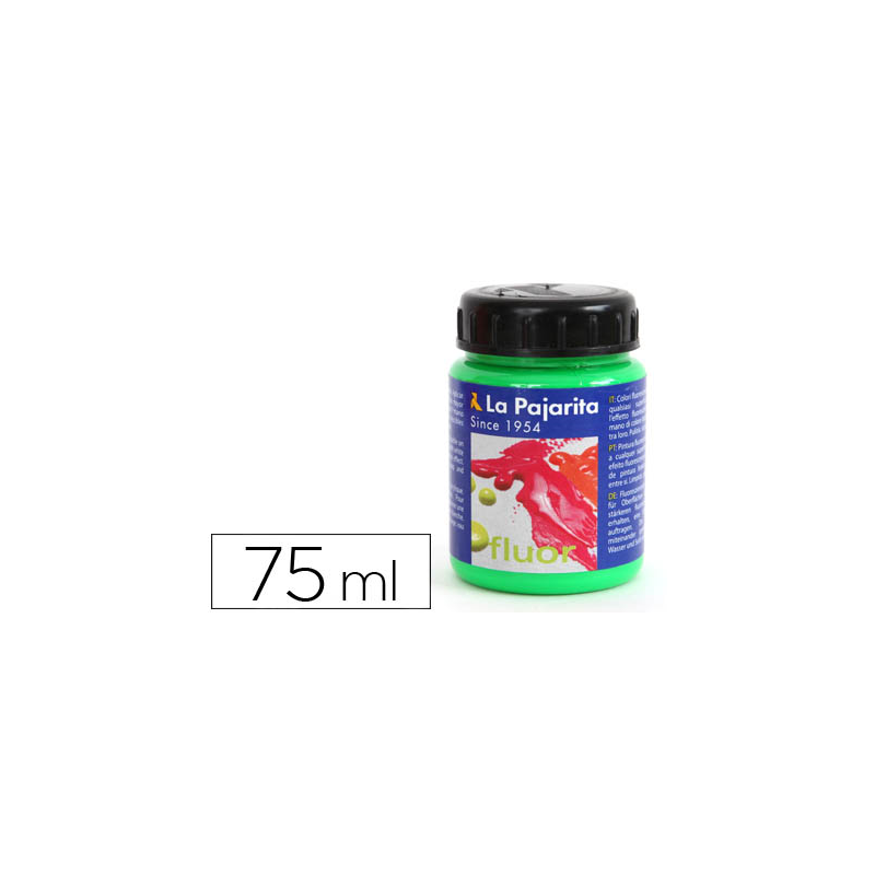 Pintura acrilica la pajarita f-06 verde cesped 75ml