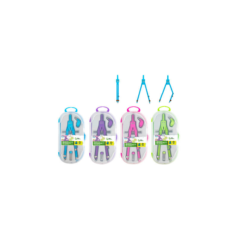 Compas liderpapel micrometrico con adaptador color