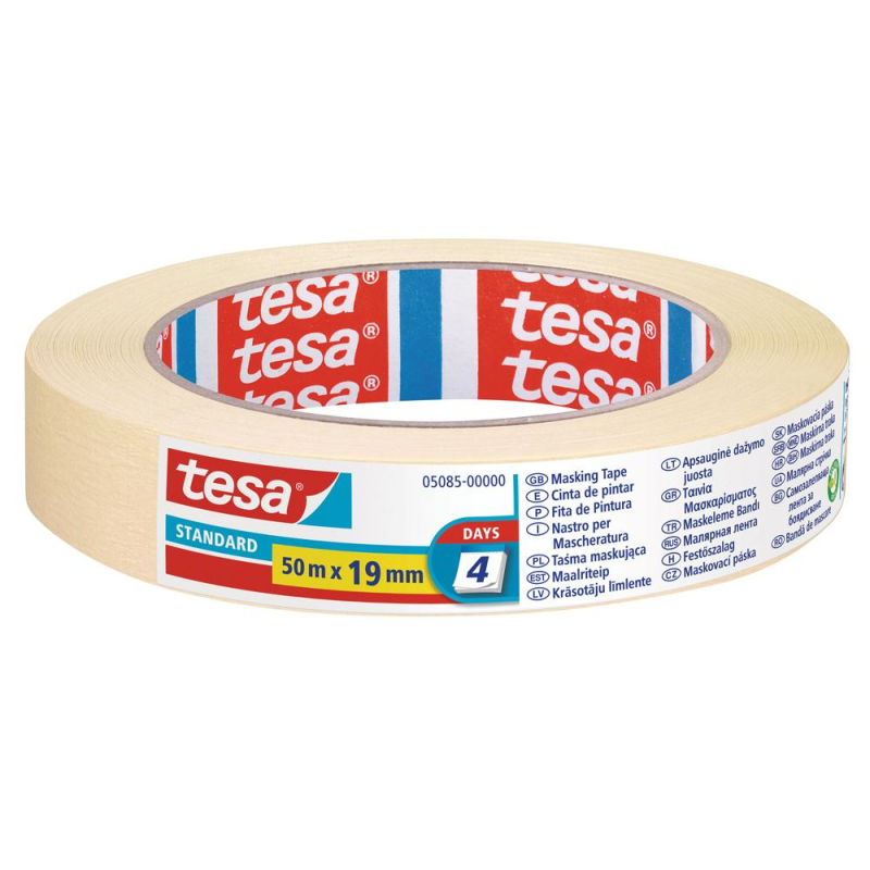 Cinta adhesiva tesa para pintor 50 mt x 19 mm