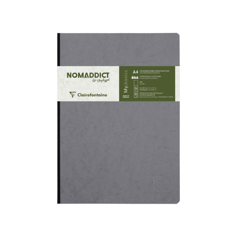 Cuaderno cosido liso a4 clairefontaine