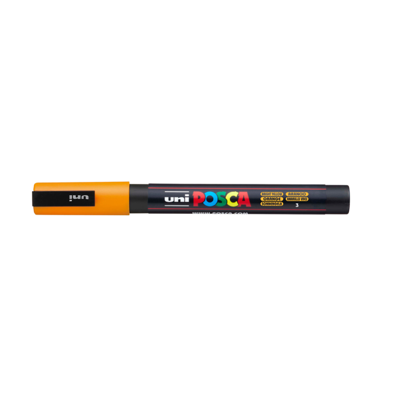 Rotulador uni posca pc-3m naranja medio