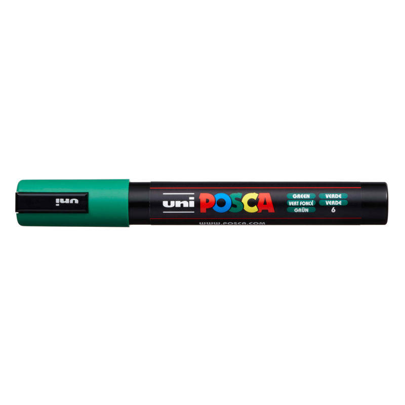 Rotulador uni posca pc-5m verde