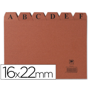 Indice fichero carton nº5...