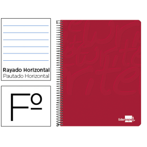 Cuaderno espiral liderpapel...