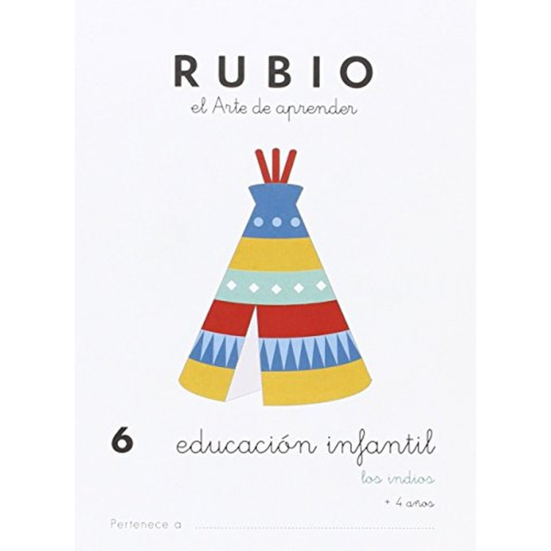 Cuaderno rubio educacion infantil 6 los indios