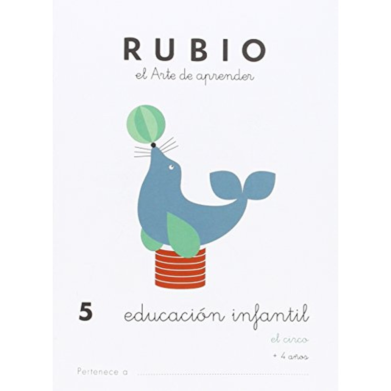 Cuaderno rubio educacion infantil 5 el circo