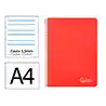 Cuaderno espiral liderpapel a4 witty tapa dura 80h 90gr pauta 3,5mm con margen color rojo