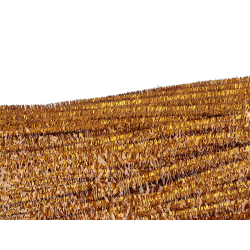 Limpiapipas de chenilla liderpapel 30 cm color oro bolsa de 100 unidades