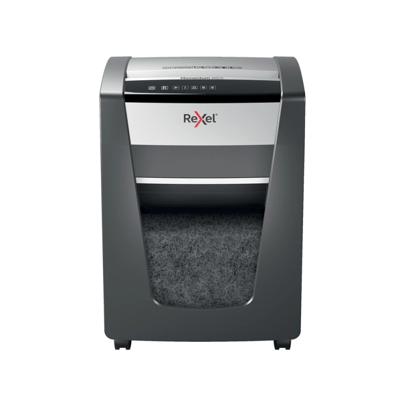 Destructora de documentos rexel momentum m515 capacidad de corte 15 hojas destruye grapas y clips papelera 30 l