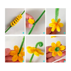 Limpiapipas de chenilla liderpapel 30 cm colores mate surtidos bolsa de 100 unidades