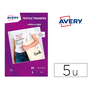 Papel transfer avery...