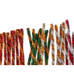 Limpiapipas de chenilla liderpapel 30 cm dos colores brillantes surtidos bolsa de 30 unidades