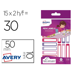 Etiqueta avery para...