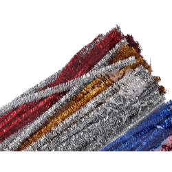 Limpiapipas de chenilla liderpapel 30 cm colores brillantes surtidos bolsa de 30 unidades