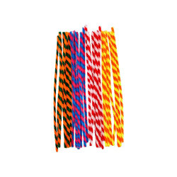 Limpiapipas de chenilla liderpapel 30 cm dos colores mate surtidos bolsa de 30 unidades