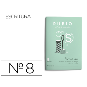 Cuaderno rubio caligrafia nº 8