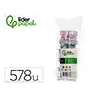 Ojo liderpapel tamaños y colores surtidos 5 botes adaptables con 578 unidades