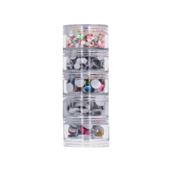 Ojo liderpapel tamaños y colores surtidos 5 botes adaptables con 578 unidades