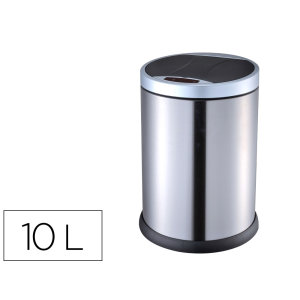 Papelera metalica q-connect...