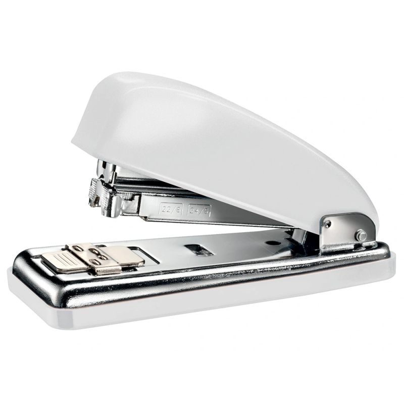 Grapadora petrus 226 classic wow blanco metalizado capacidad 30 hojas en blister