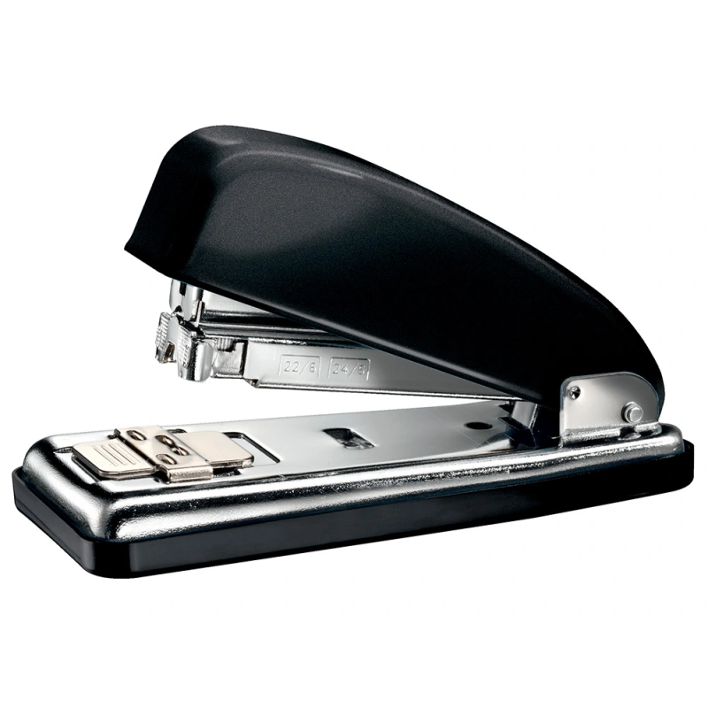 Grapadora petrus 226 classic wow negro metalizado capacidad 30 hojas en blister