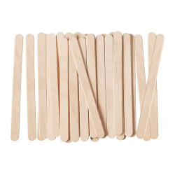 Palitos de madera liderpapel color natural 11,4 x 1 cm bolsa con 50 unidades