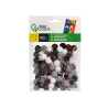 Pompones de colores liderpapel 1,5 cm tonalidades neutras bolsa con 80 unidades
