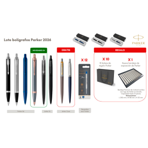 Lote boligrafos parker 6+2...