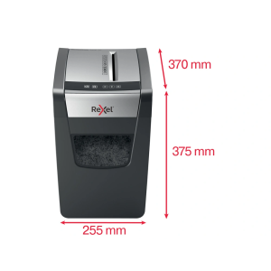Destructora de documentos rexel momentum x312sl capacidad de corte 12 hojas destruye grapas y clips 23