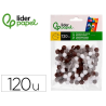 Pompones de colores liderpapel 1 cm tonalidades neutras bolsa con 120 unidades
