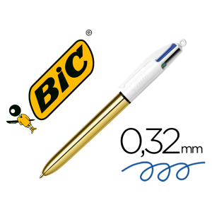 Boligrafo bic cuatro...