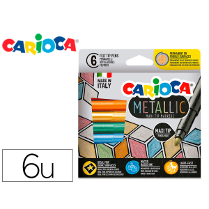 Rotulador carioca metallic...