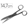 Tijera oficina acero inoxidable 5,7/' 14,7 cm