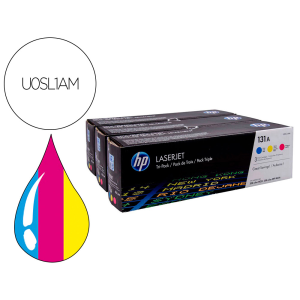 Toner hp n 131a pack 3toner...