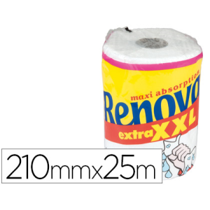 Papel de cocina renova xxl maxi ultra absorbente 2 capas 28,8 mt
