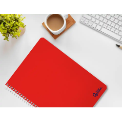 Cuaderno espiral liderpapel a5 smart tapa blanda 80h 75gr cuadro 3mm con margen colores surtidos