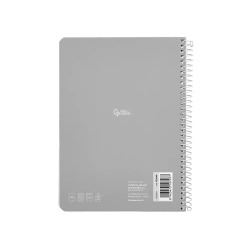 Cuaderno espiral liderpapel a5 smart tapa blanda 80h 75gr cuadro 4mm con margen colores surtidos