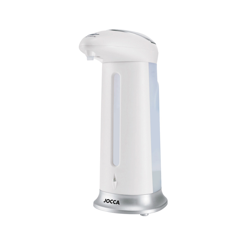 Dispensador automatico jabon/gel jocca con indicador led capacidad 280 ml 83x125x200 mm