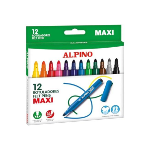 Rotulador alpino maxi caja...