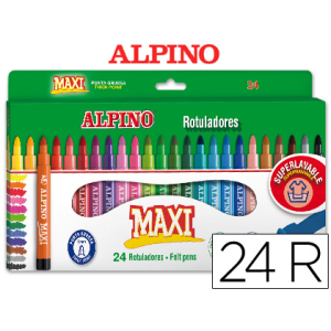 Rotulador alpino maxi caja...