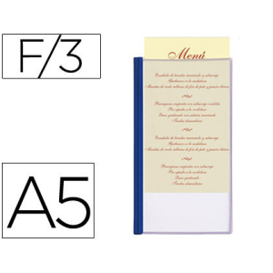 Porta menus liderpapel pvc...