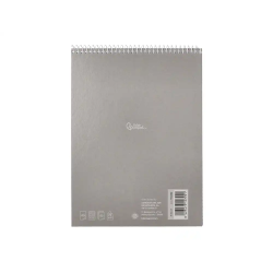 Cuaderno espiral liderpapel din a5 apaisado smart tapa blanda 80h 75gr cuadro 4mm con margen colores surtidos