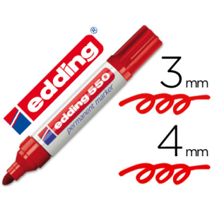 Rotulador edding punta...