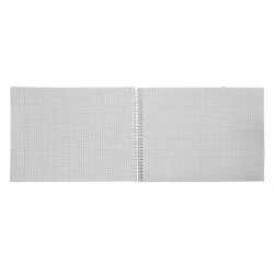 Cuaderno espiral liderpapel din a5 apaisado smart tapa blanda 80h 75gr cuadro 4mm con margen colores surtidos