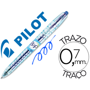 Boligrafo pilot gel b2p azul
