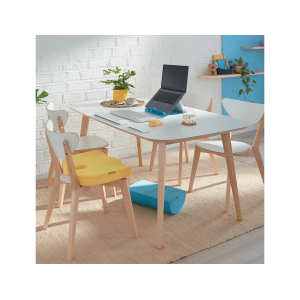 Reposapies de escritorio leitz active ergo cosy color gris 260x140x405 mm