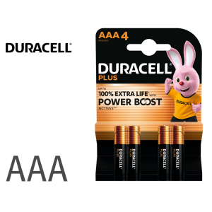 Pila duracell alcalina plus...