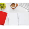 Cuaderno espiral liderpapel din a5 smart tapa blanda 80h 75gr cuadro 5mm con margen colores surtidos